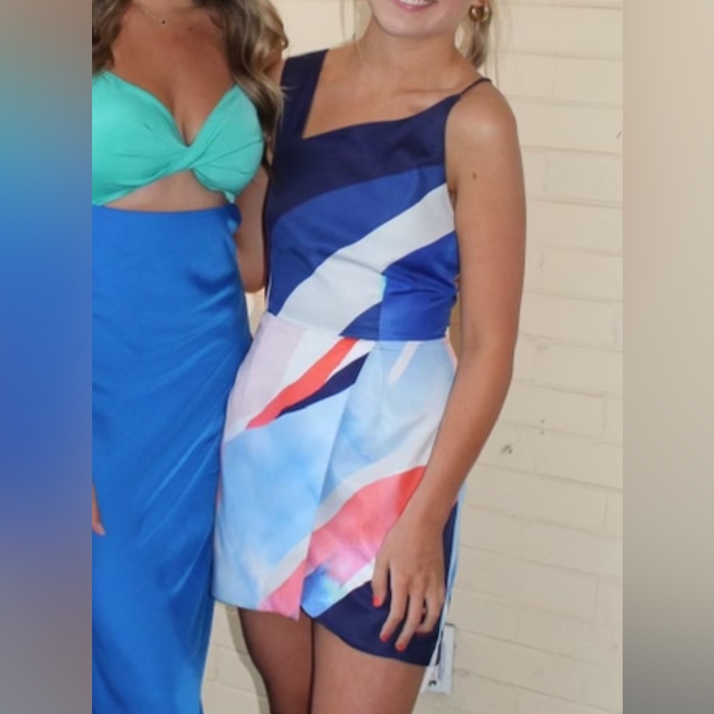 Revolve Asymmetrical Mini Dress